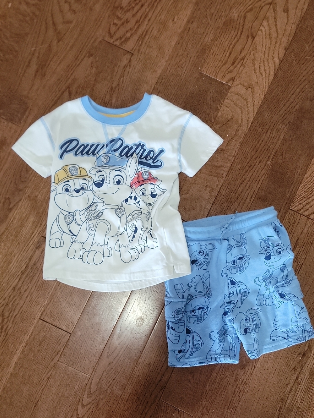 Paw Patrol White & Light Blue Kids Character Set